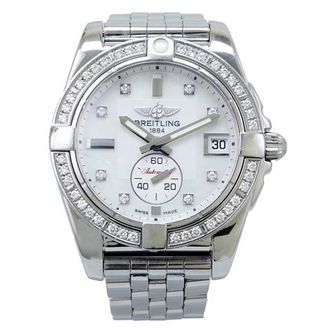 breitling galactic 36 diamond bezel|Breitling watches with diamond bezel.